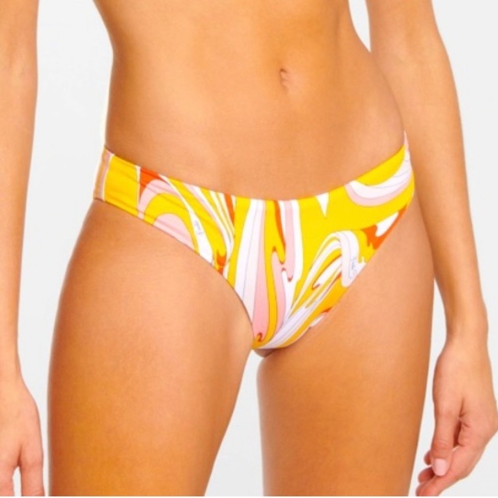 Emilio Pucci Yellow and Pink Bikini Swim